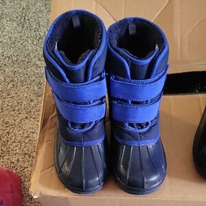Kids Blue Winter Boots